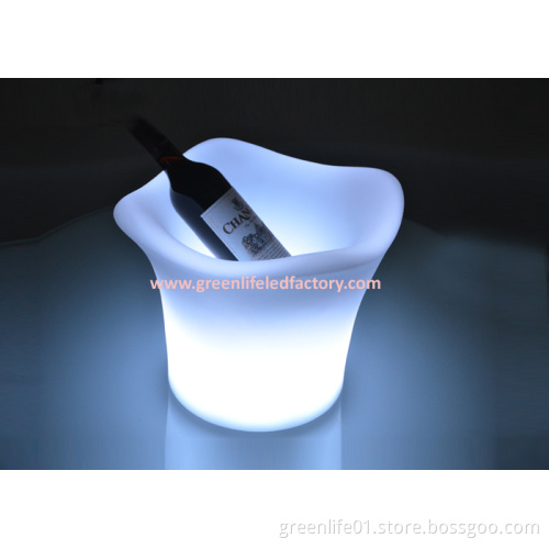 LED Ice Bucket Party Cooler with RGB, Battery LED Furniture